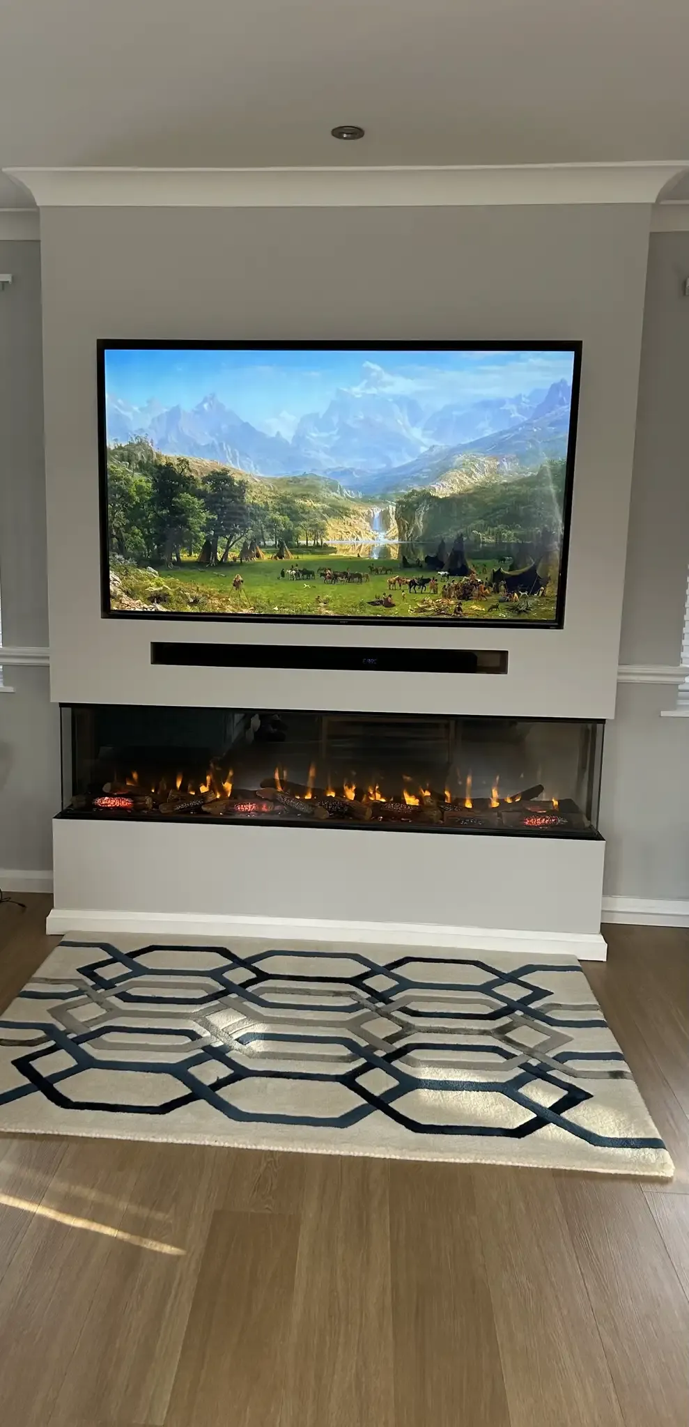 Media Wall Sheffield - Replacing a Gas Fire With a Bespoke Media Wall in Sheffield